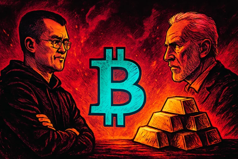 CZ 趙長鵬がビットコインの悪役ピーター・シフについて討論します!デジタルゴールド BTC とトークン化されたゴールド: どちらがより金銭的属性を満たしますか?